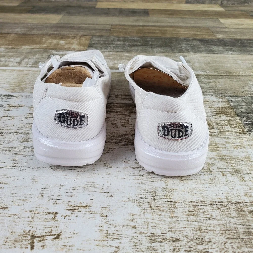 Hey Dude Youth Wally Kids Slip On Loafer Shoes Sz 13 C13 Shimmer